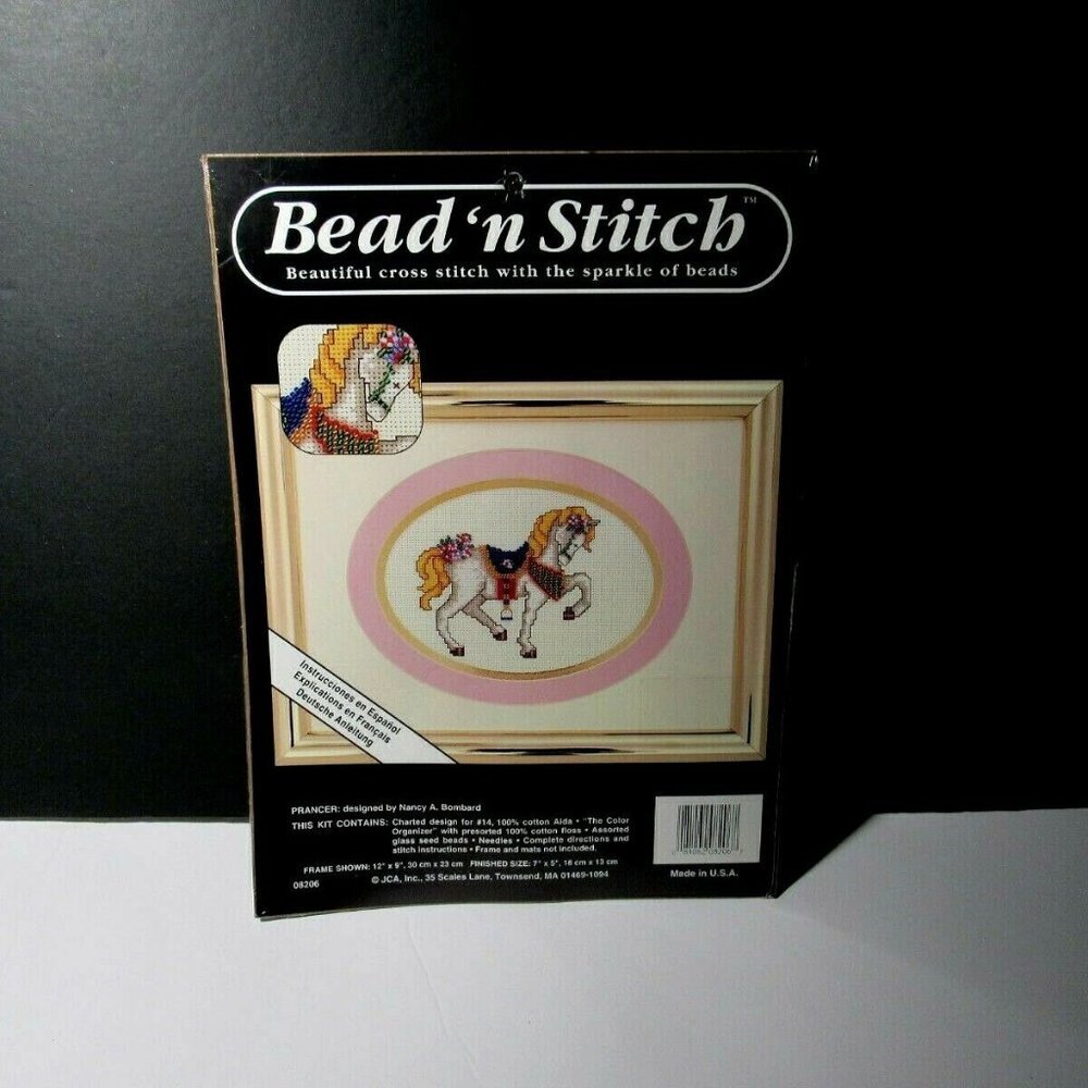 Bead 'n Stitch Cross Stitch Kit Prancer Show Horse